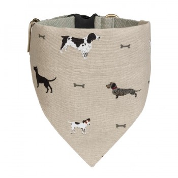 Hunde Halstuch aus Hundestoff von Sophie Allport, Hunde Bandana, Dog Bandana, Hundehalsband, Hundebedarf