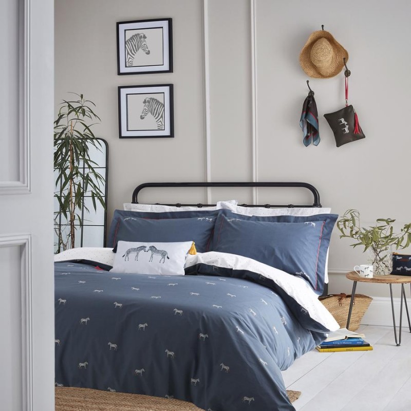 Wäsche/Textilien für Bad/Schlaf-/Wohnzimmer/Küche: Bettwäsche "Zebras"