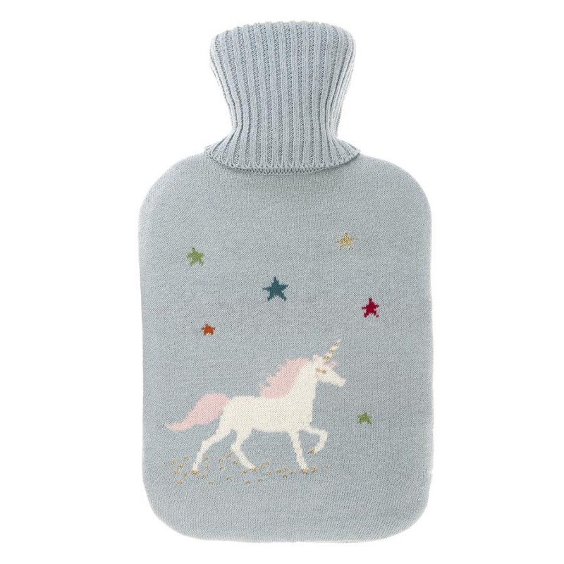 Einhorn Wärmflasche von Sophie Allport, Einhorn Deko, Wärmflasche Einhorn, Einhorn Strickbezug Wärmflasche Einhorn Wärmflasche von Sophie Allport, Einhorn Deko, Wärmflasche Einhorn, Einhorn Strickbezug Wärmflasche