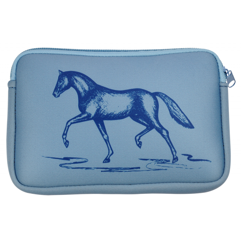 Pferdetäschchen Blue Horse, Pferdeetui, Pferde Etui für PferdeliebhaberInnen, Pferde Kosmetiktäschchen für Reiterinnen Pferdetäschchen Blue Horse, Pferdeetui, Pferde Etui für PferdeliebhaberInnen, Pferde Kosmetiktäschchen für Reiterinnen