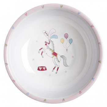 Pferdegeschirr für Baby / Kind von Sophie Allport, Melamin Kinderteller, Kindergeschirr mit Pferdemotiv / Pferdebild, Pferdedeko