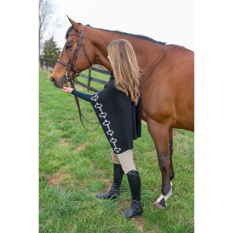 Pferdegeschenke kaufen, Pferde Geschenke kaufen, Reitermode, Reitmode kaufen, Pferde Accessoires: Damen Poncho
