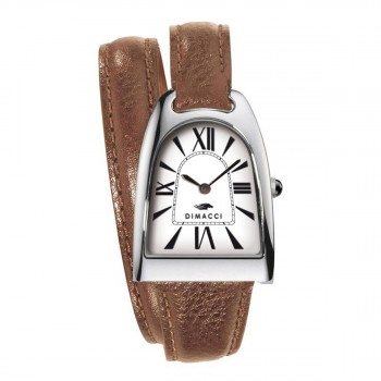 Steigbügel Damenarmbanduhr mit Wickelarmband für Reiterinnen von Dimacci