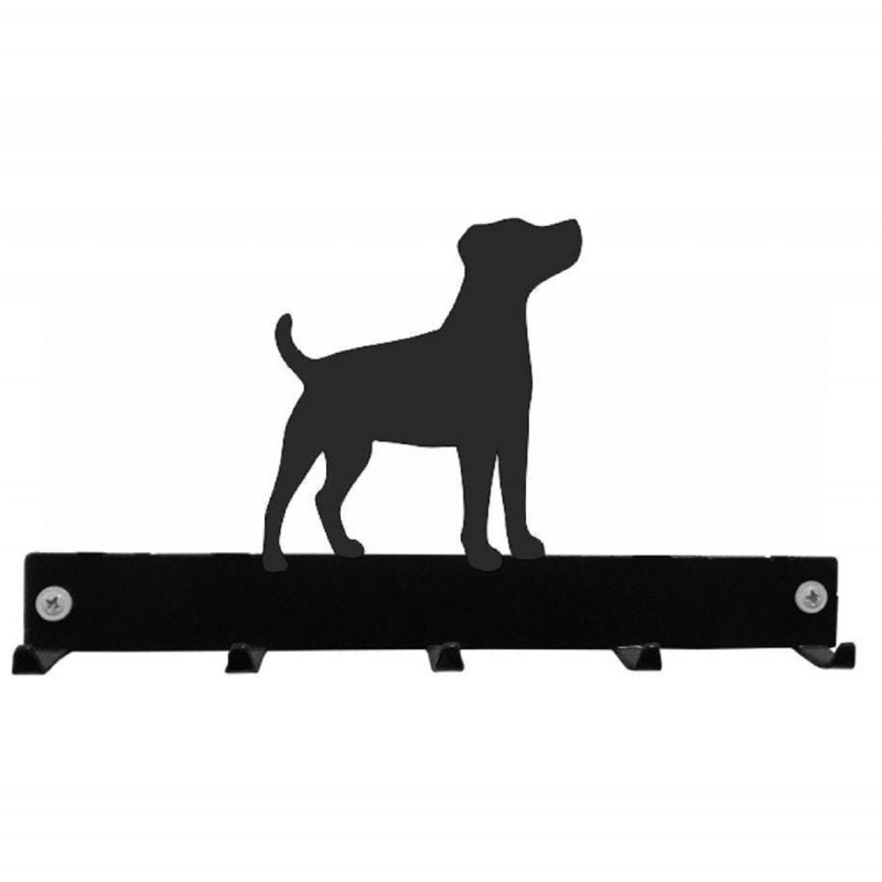 Wandhaken für Hundeleinen, Hunde Garderobe, Jack Russell Terrier Hakenleiste, Hundehaken