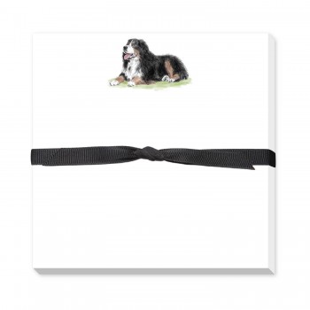 Hundegeschenke kaufen: Berner Sennenhund Schreibblock, Notizblock mit Berner Sennenhund Motiv