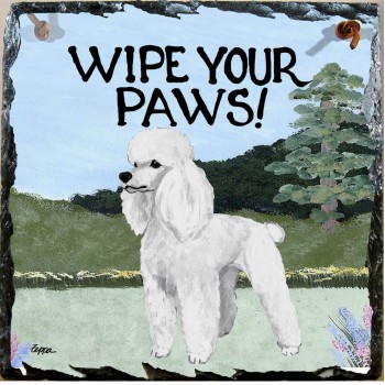 Geschenke für Hundebesitzer kaufen: Pudelschild, Hundeschilder mit Hundesprüchen, Pudel Geschenke, Geschenke für Pudelbesitzer