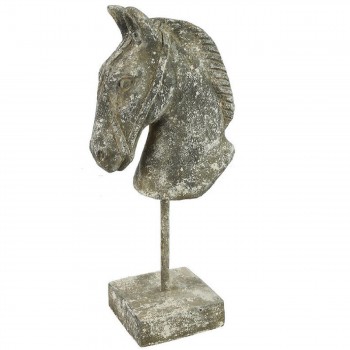 Pferdefiguren, Pferdeskulpturen kaufen, Geschenke für Reiter kaufen: Pferdebüste aus Steingemisch