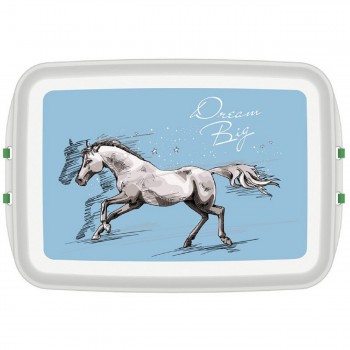 Pferdegeschenke kaufen, Reitergeschenke kaufen: Pferde Lunchbox Pferde Lunchdose Pferde Frühstücksdose Pferde Brotdose