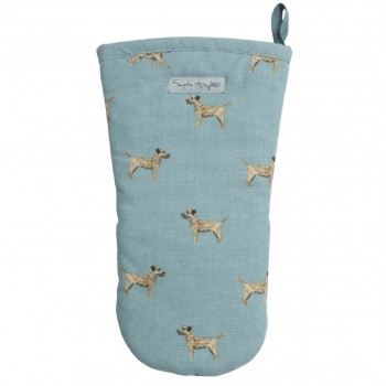 Terrier Ofenhandschuh Sophie Allport Ofenhandschuhe Terrier Motiv, Topflappen Terrier Topflappen