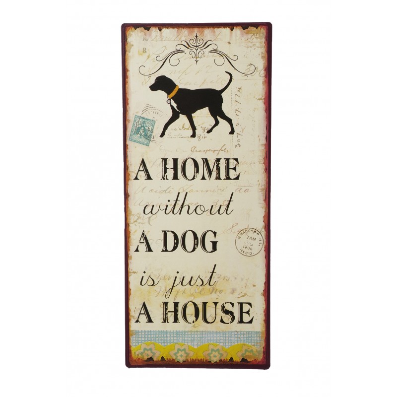 Hundeschilder, Blechschilder, Metallschilder für HundebesitzerInnen / Hundefreunde /-freundinnen