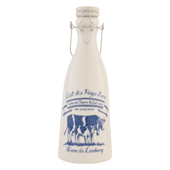 Keramik Milchflasche Kuhmotiv Milchflasche mit Kuhbild Vintage Keramikflasche